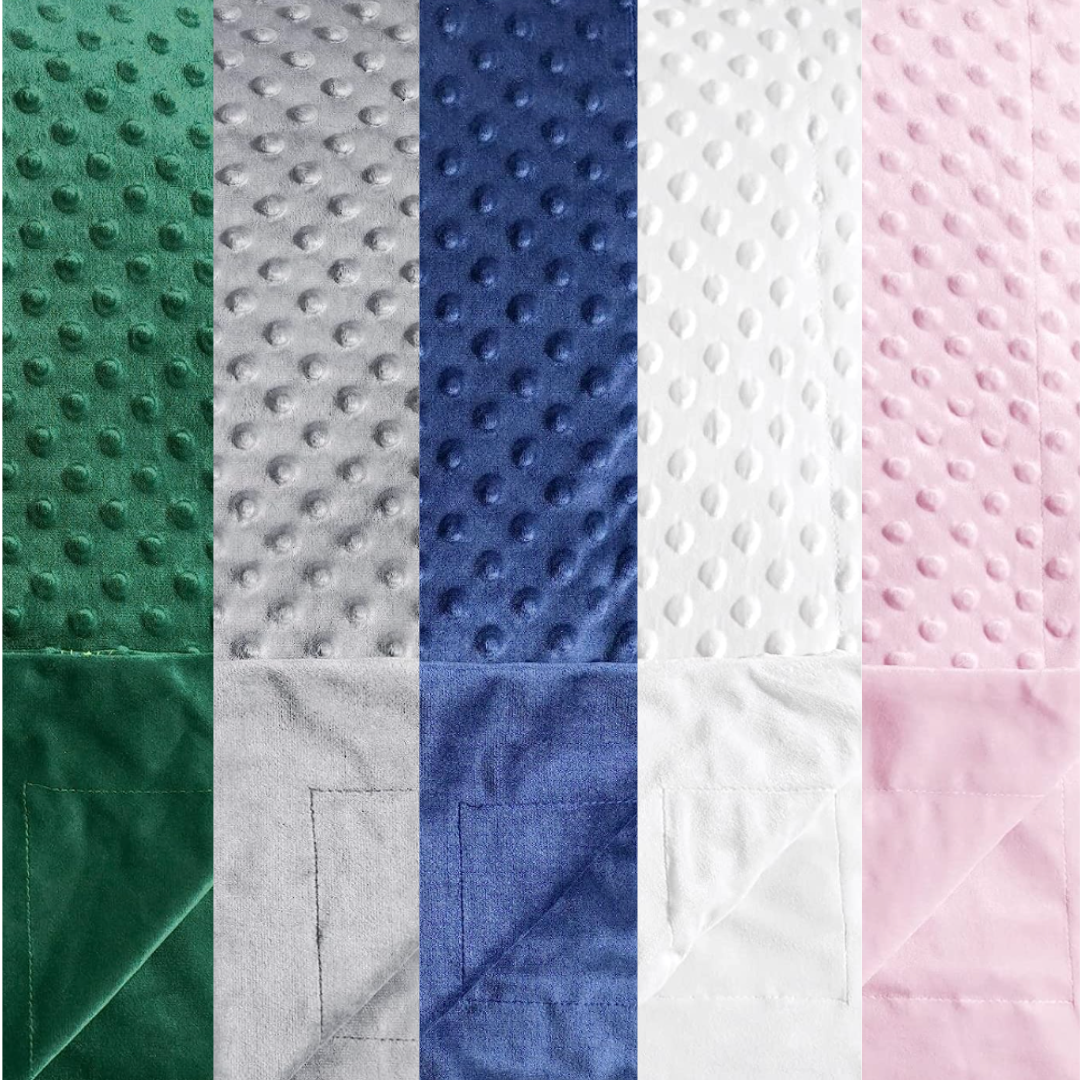 Embroidered Minky Baby Blanket