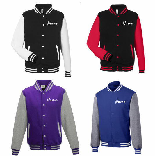 Embroidered Name - Letterman Jacket