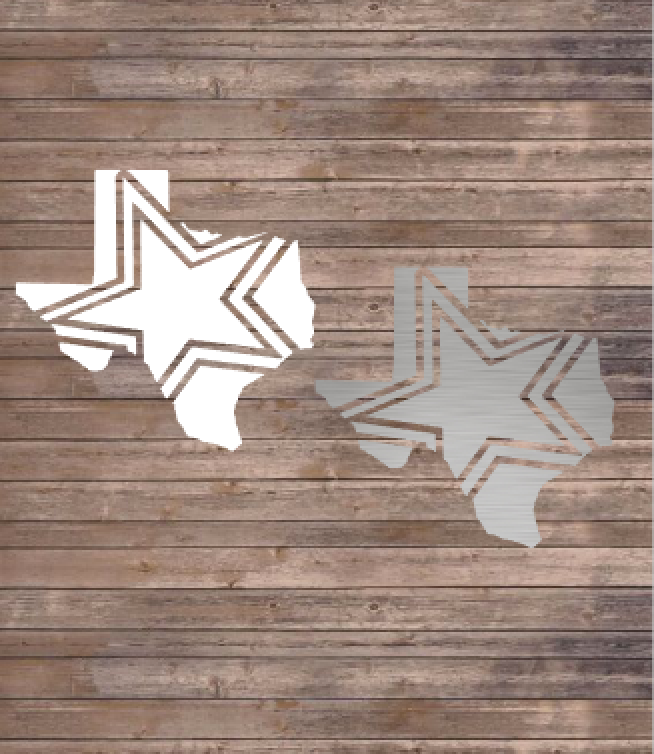 Texas Star Decal
