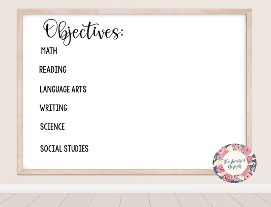 Back to School Classroom Label Kit