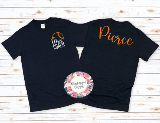 Mrs. Coach Baseball Tee
