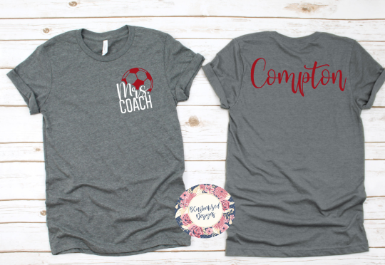 Mrs. Coach Soccer Tee