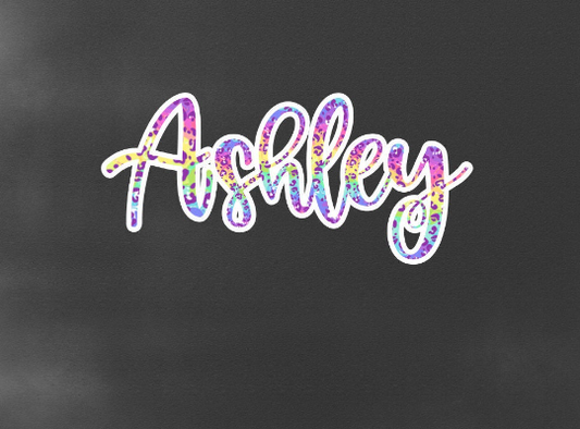I ❤  THE 90s Themed Name Decal