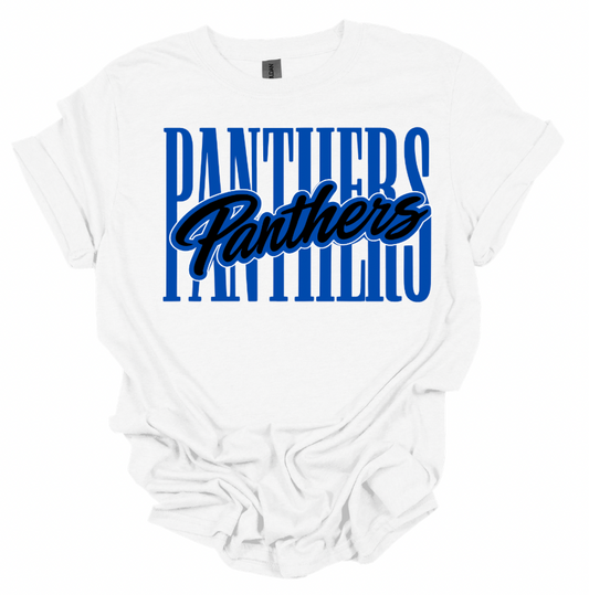 CMS - Panthers Bold White