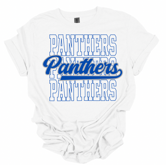 CMS - Panthers x3 White